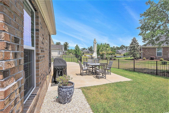 967 Henry James Dr, Myrtle Beach, SC 29579 - view of yard with a patio area