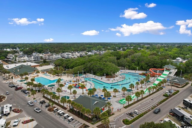 6001 S Kings Hwy, Myrtle Beach, SC 29575 - aerial view of a pool area