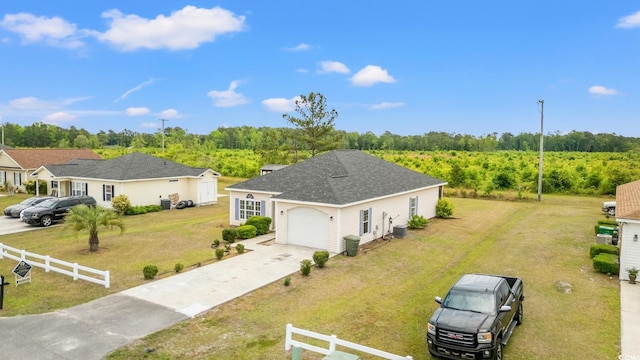 view from above of property