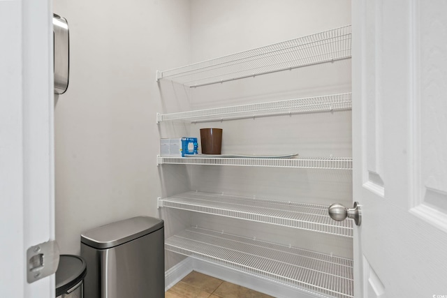 view of pantry