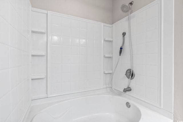 bathroom featuring washtub / shower combination