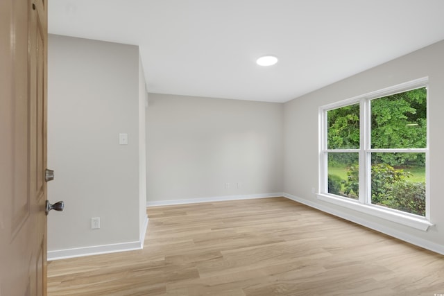 1015 Elm St Unit 4, Conway, SC 29526 - unfurnished room with light wood-style flooring and baseboards