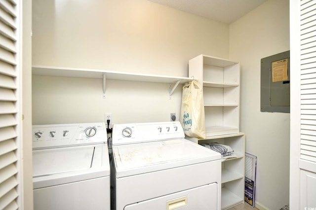 816 Kittiwake Ln, Murrells Inlet, SC 29576 - washroom with electric panel and washer and dryer