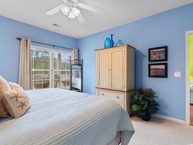 5840 Longwood Dr Unit 303, Murrells Inlet, SC 29576 - bedroom with carpet flooring, ceiling fan, and baseboards