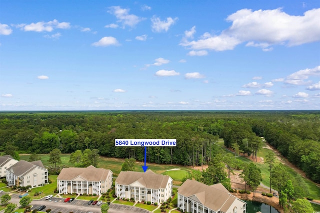 5840 Longwood Dr Unit 303, Murrells Inlet, SC 29576 - bird's eye view of a heavily wooded area