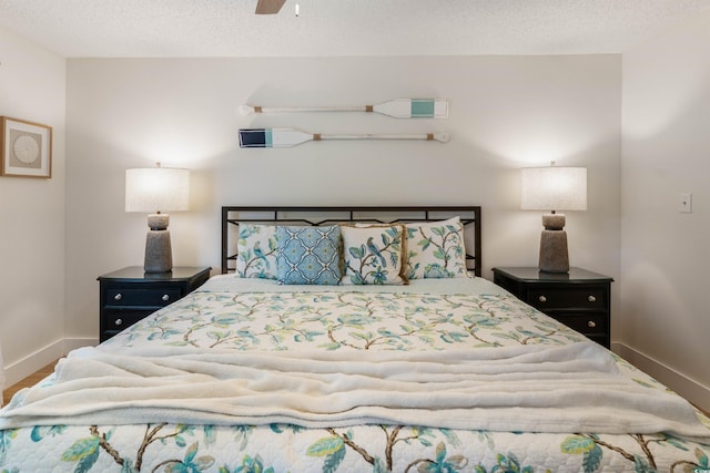 306 Westbury Ct Unit 2-B, Myrtle Beach, SC 29572 - bedroom featuring baseboards, wood finished floors, and ceiling fan