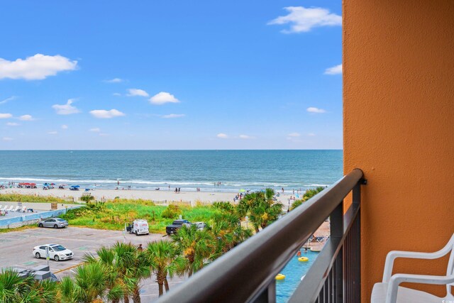 1501 S Ocean Blvd Unit 501, Myrtle Beach, SC 29577 - water view with local beach