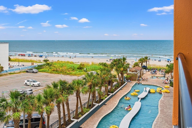 1501 S Ocean Blvd Unit 501, Myrtle Beach, SC 29577 - water view featuring nearby beach