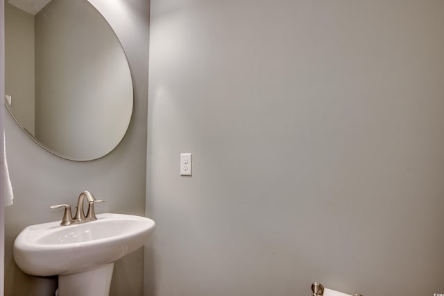 bathroom with a sink