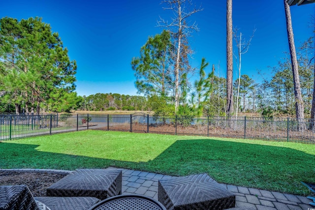 view of yard featuring a patio area