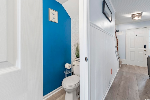 3008 Church St Unit D3, Myrtle Beach, SC 29577 - bathroom featuring wood finished floors and toilet