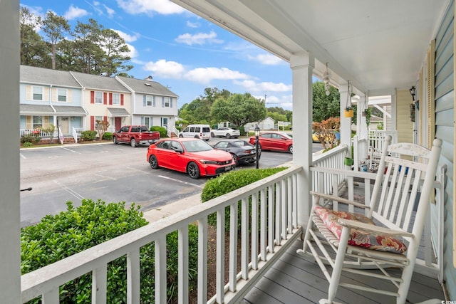 3008 Church St Unit D3, Myrtle Beach, SC 29577 - balcony with covered porch and a residential view