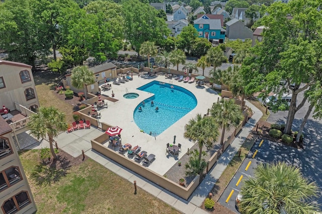 view of community pool