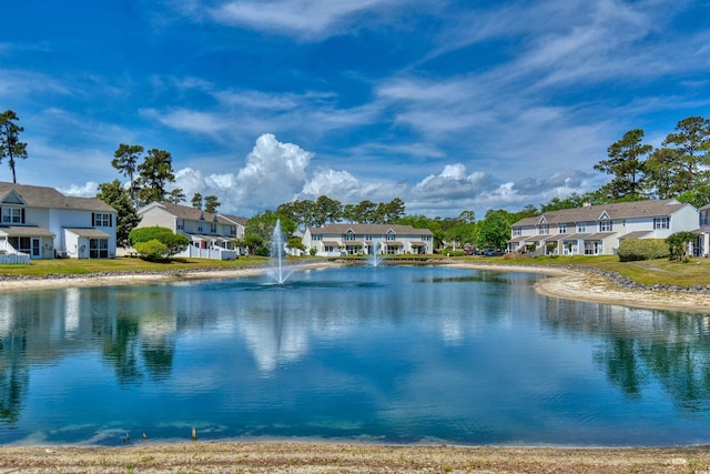 water view with nearby suburban area