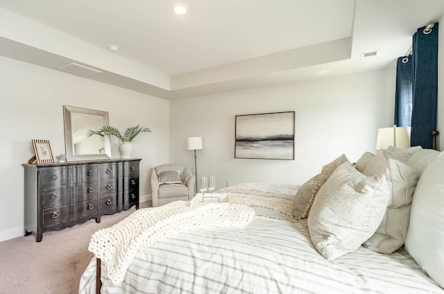 814 Belle Dr, North Myrtle Beach, SC 29582 - bedroom with baseboards, carpet, and a raised ceiling