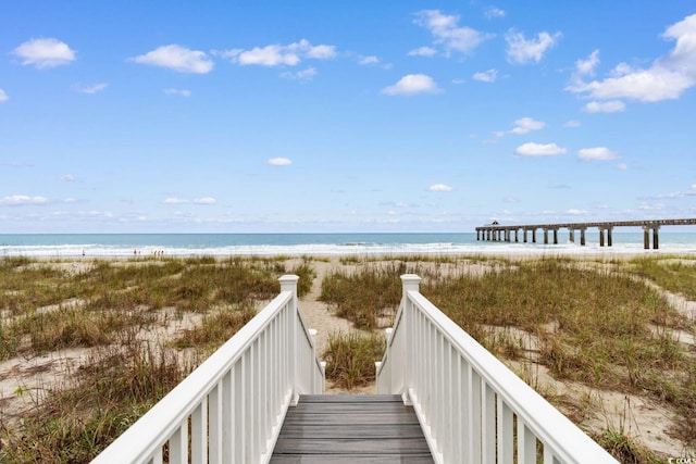 17 N Seaside Dr, Surfside Beach, SC 29575 - water view featuring nearby beach