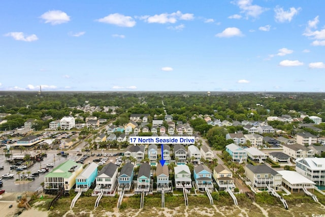 17 N Seaside Dr, Surfside Beach, SC 29575 - aerial perspective of suburban area