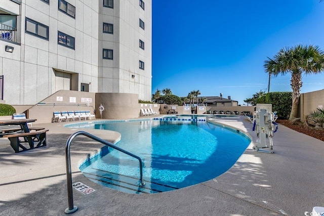 5905 S Kings Hwy Unit 1717, Myrtle Beach, SC 29575 - community pool featuring a patio area