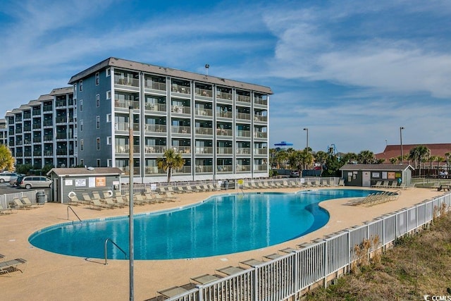 5905 S Kings Hwy Unit 1717, Myrtle Beach, SC 29575 - community pool with a patio area