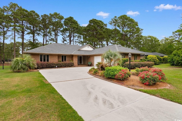 8207 Timber Ridge Rd, Conway, SC 29526 - single story home with a garage, concrete driveway, and brick siding