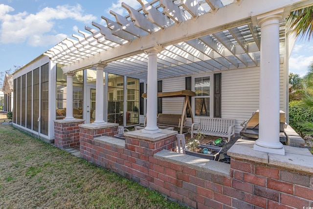 4608 Grovecrest Cir N, Myrtle Beach, SC 29582 - view of patio / terrace with a pergola