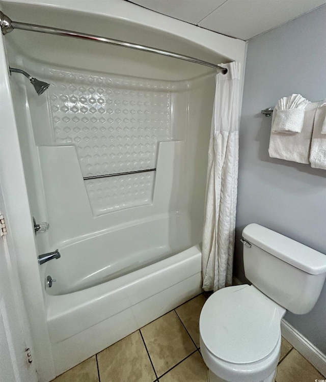 1905 S Ocean Blvd Unit 922-924, Myrtle Beach, SC 29577 - bathroom featuring shower / bathtub combination with curtain and tile patterned floors