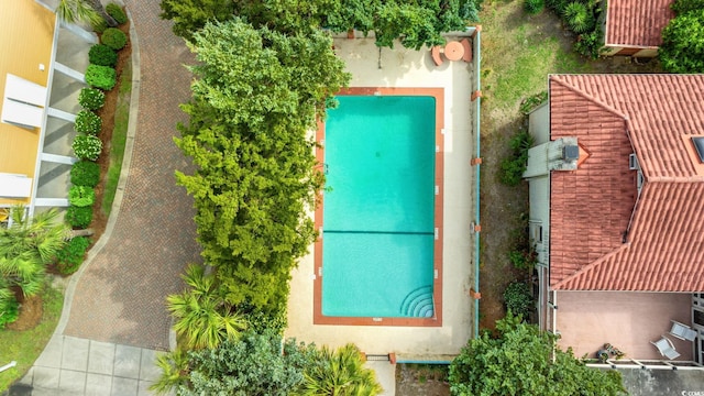 807 N Waccamaw Dr, Murrells Inlet, SC 29576 - drone / aerial view of a pool area