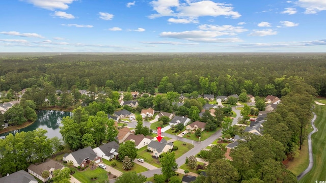 9831 Winchester Ct, Murrells Inlet, SC 29576 - aerial overview of property's location featuring nearby suburban area and a large body of water