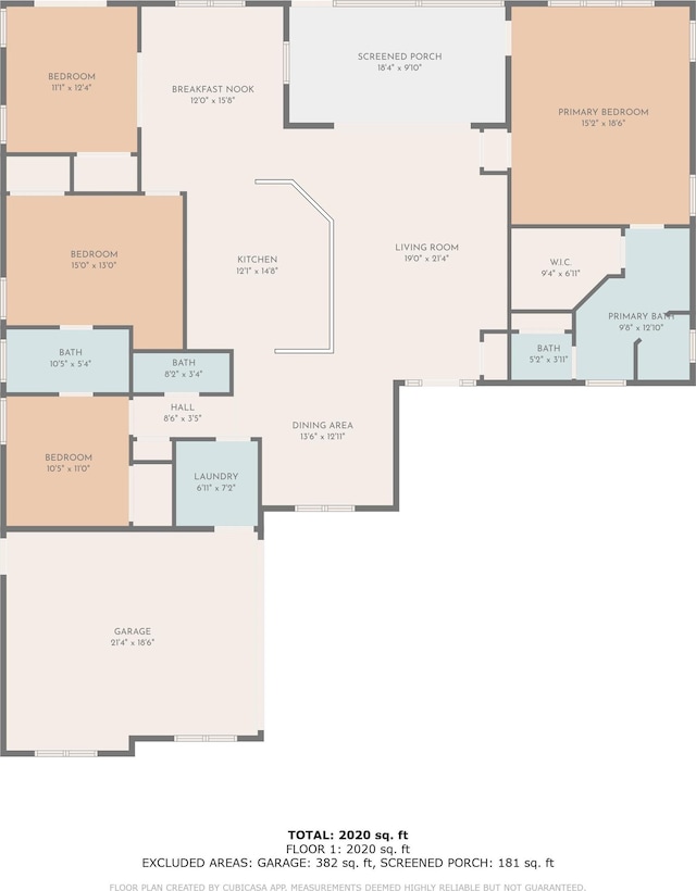 2204 Woodstork Dr, Conway, SC 29526 - property floor plan