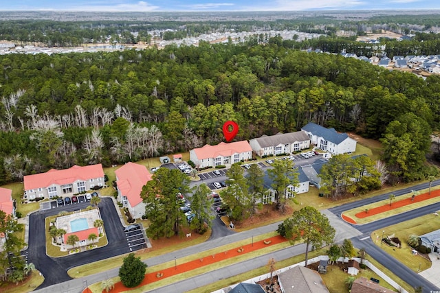 193 Charter Dr Unit E7, Longs, SC 29568 - aerial view of residential area featuring a pool