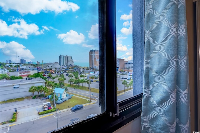 detailed view of a skyline view