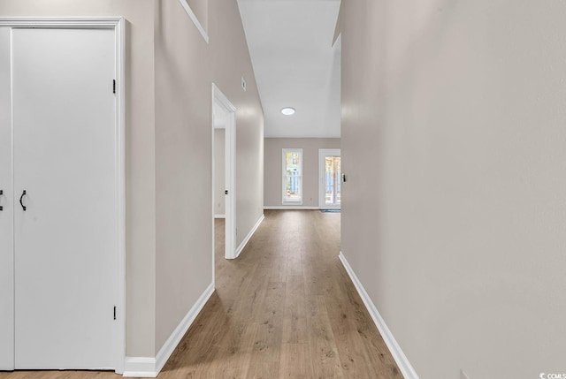 4339 Baldwin Ave Unit 4339, Little River, SC 29566 - corridor with light wood finished floors, baseboards, and recessed lighting