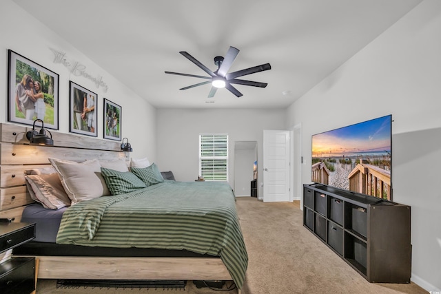 112 Carolina Lakes Blvd, Myrtle Beach, SC 29588 - carpeted bedroom with a ceiling fan and baseboards