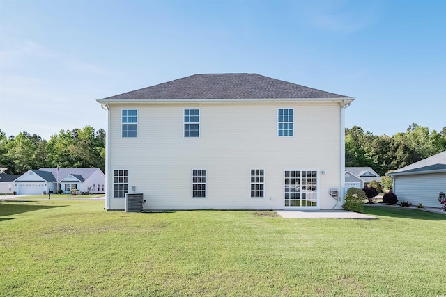 1031 Snowberry Dr, Longs, SC 29568 - rear view of house featuring a lawn, a patio, and cooling unit