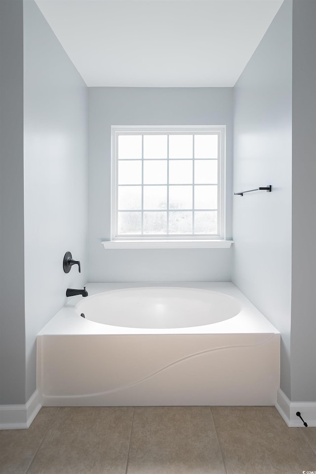 1031 Snowberry Dr, Longs, SC 29568 - full bathroom with a bath, tile patterned flooring, and baseboards