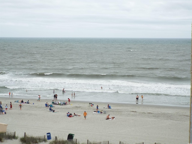 water view featuring local beach