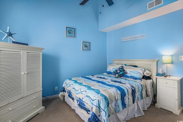 3700 Golf Colony Ln Unit 6J, Little River, SC 29566 - bedroom with carpet floors, baseboards, and ceiling fan