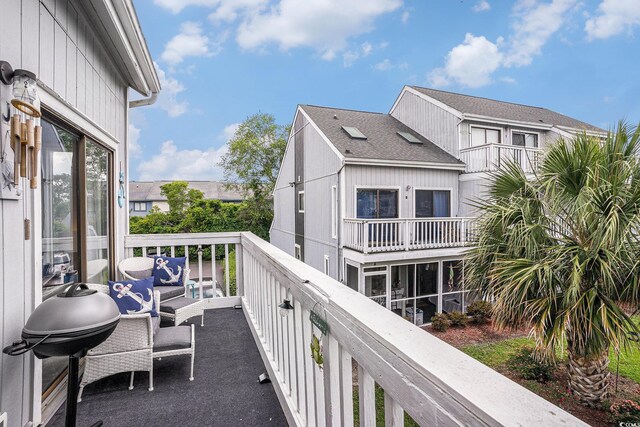 3700 Golf Colony Ln Unit 6J, Little River, SC 29566 - balcony featuring area for grilling