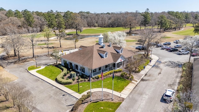 drone / aerial view of a nearby body of water