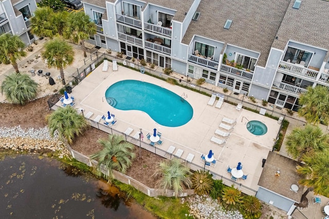 1891 Colony Dr Unit 15J, Surfside Beach, SC 29575 - community pool with a patio area
