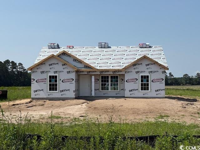 6704 Joyner Swamp Rd, Galivants Ferry, SC 29544 - view of property in mid-construction