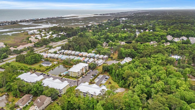 144 Puffin Dr Unit 2A, Pawleys Island, SC 29585 - view of property location with a large body of water and nearby suburban area