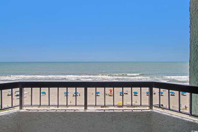2311 S Ocean Blvd Unit 559, Myrtle Beach, SC 29577 - water view featuring nearby beach