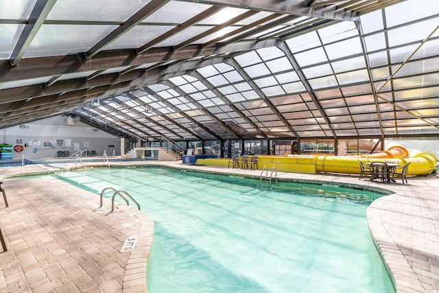 view of indoor community pool