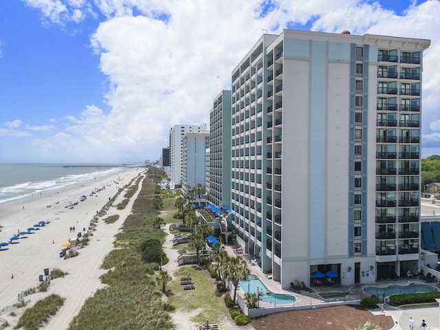 water view with local beach