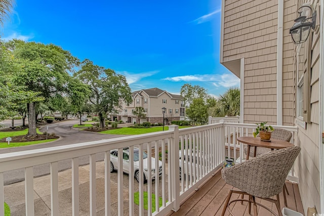 601 Hillside Dr N Unit 302, North Myrtle Beach, SC 29582 - balcony with a residential view