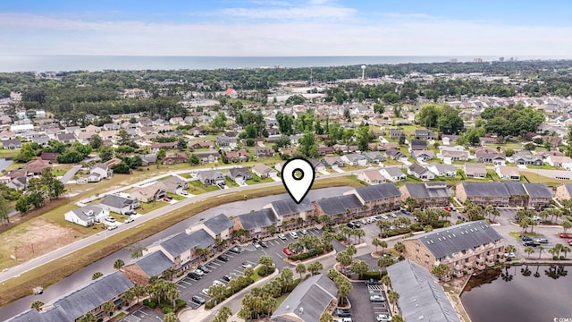 207 Double Eagle Dr Unit F-3, Myrtle Beach, SC 29575 - aerial view of property and surrounding area featuring a nearby body of water
