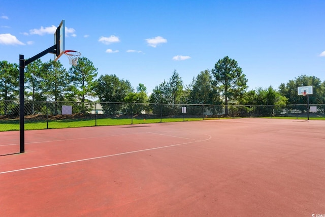 2317 Myerlee Dr, Myrtle Beach, SC 29588 - view of basketball court featuring community basketball court and fence