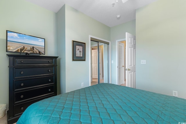 bedroom with a closet
