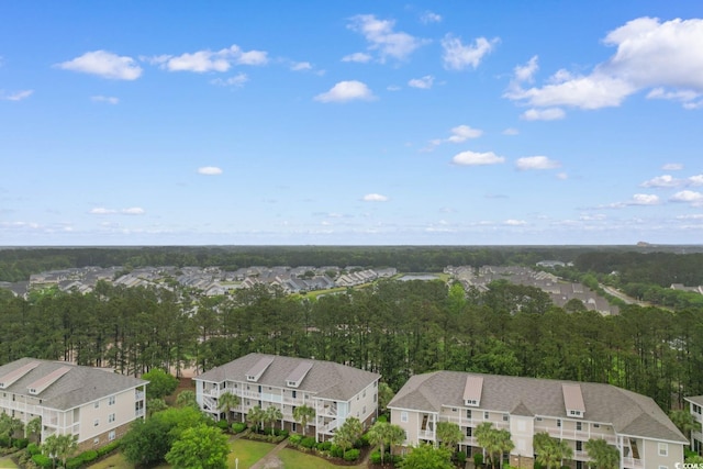 aerial perspective of suburban area